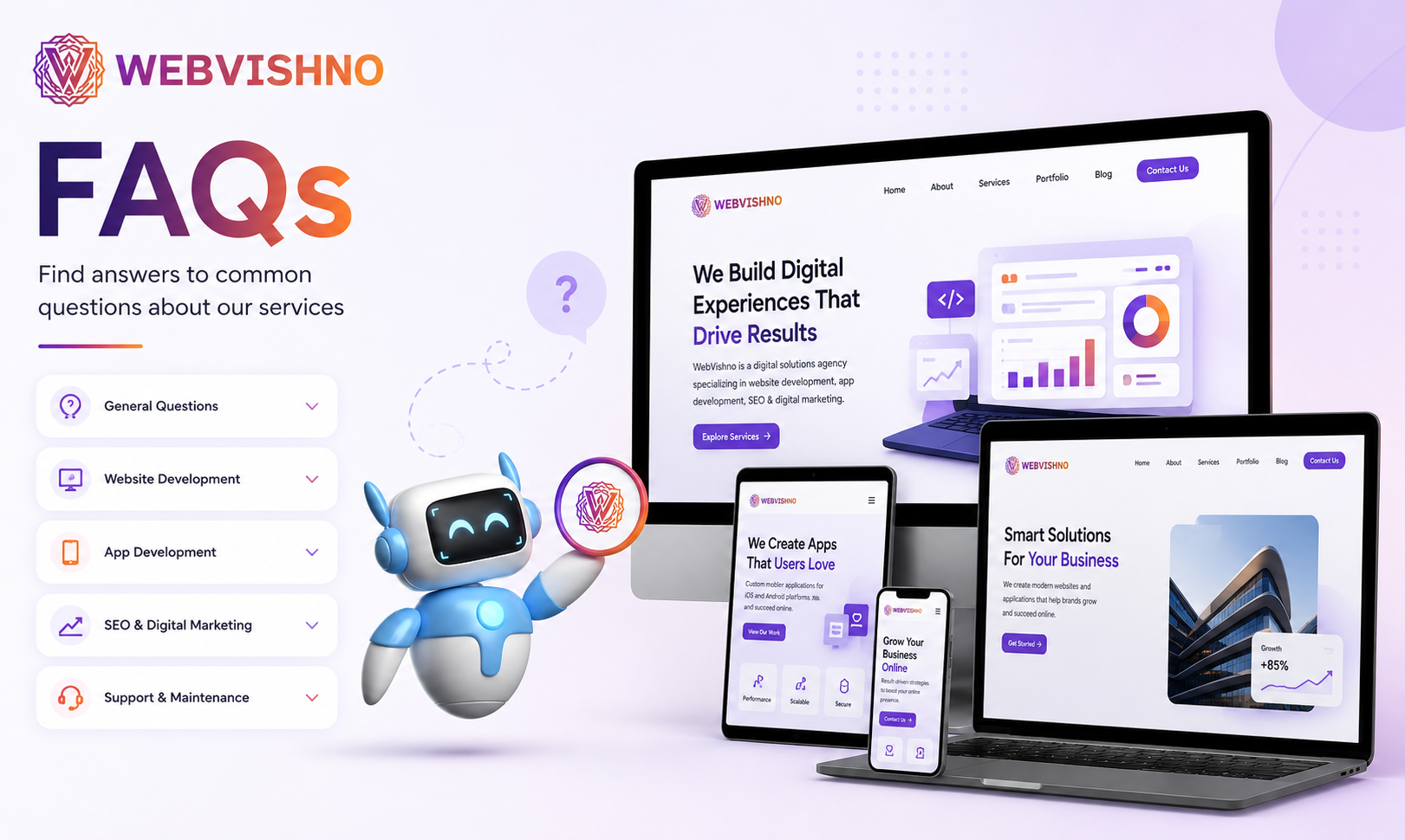WebVishno FAQ